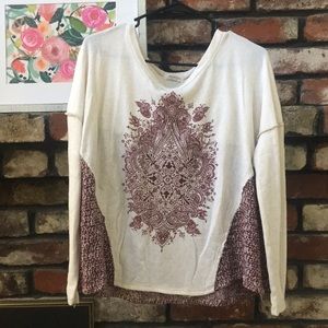 Medallion sweater